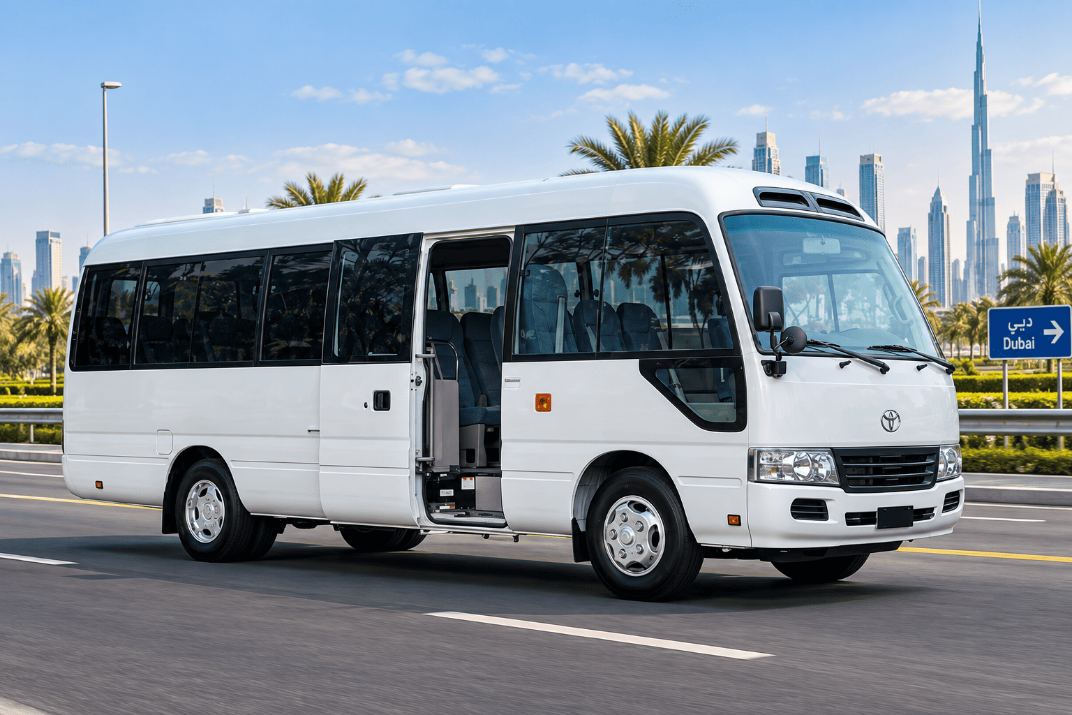 22 seater minibus for rent in Dubai