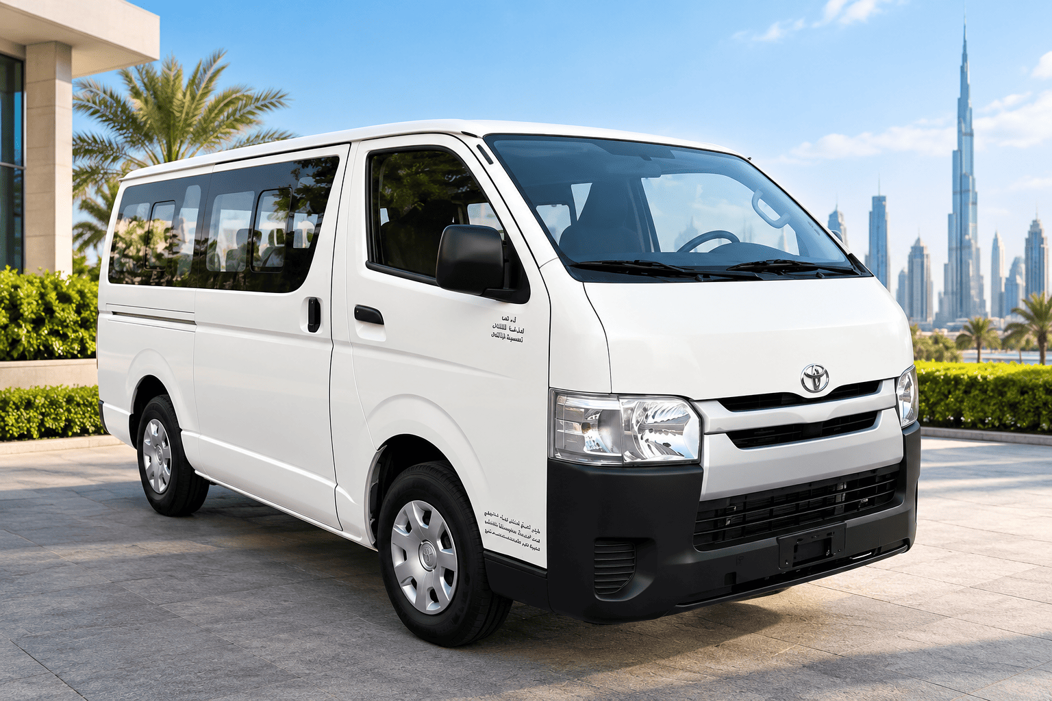 13 Seater van rental in Dubai